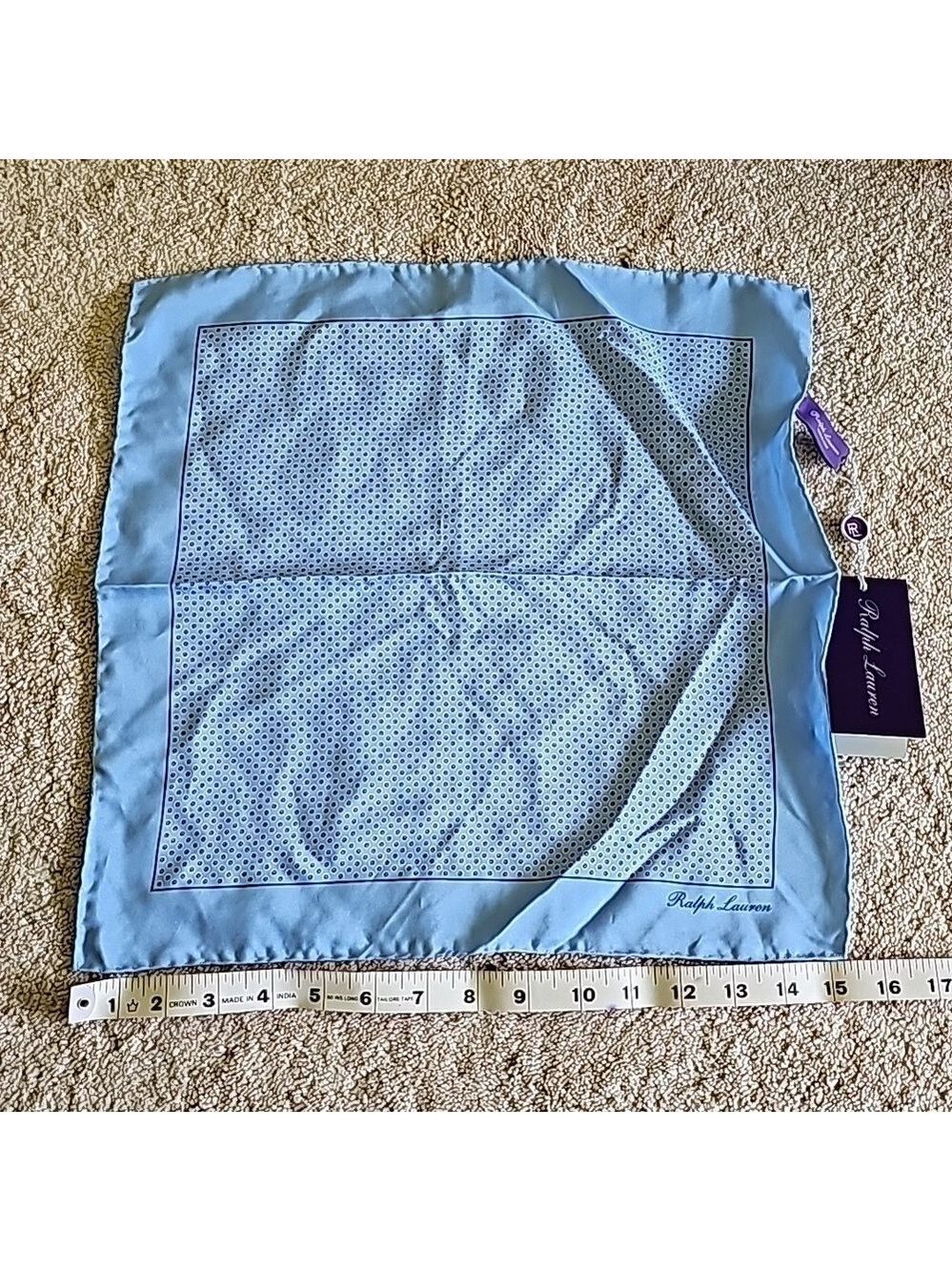 Ralph Lauren Purple Label Silk Pocket Square